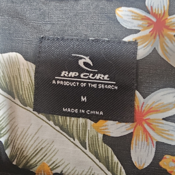 Rip Curl Vida Soul Shirt Mens M Medium Tropical Floral Hawaiian - Picture 2 of 12
